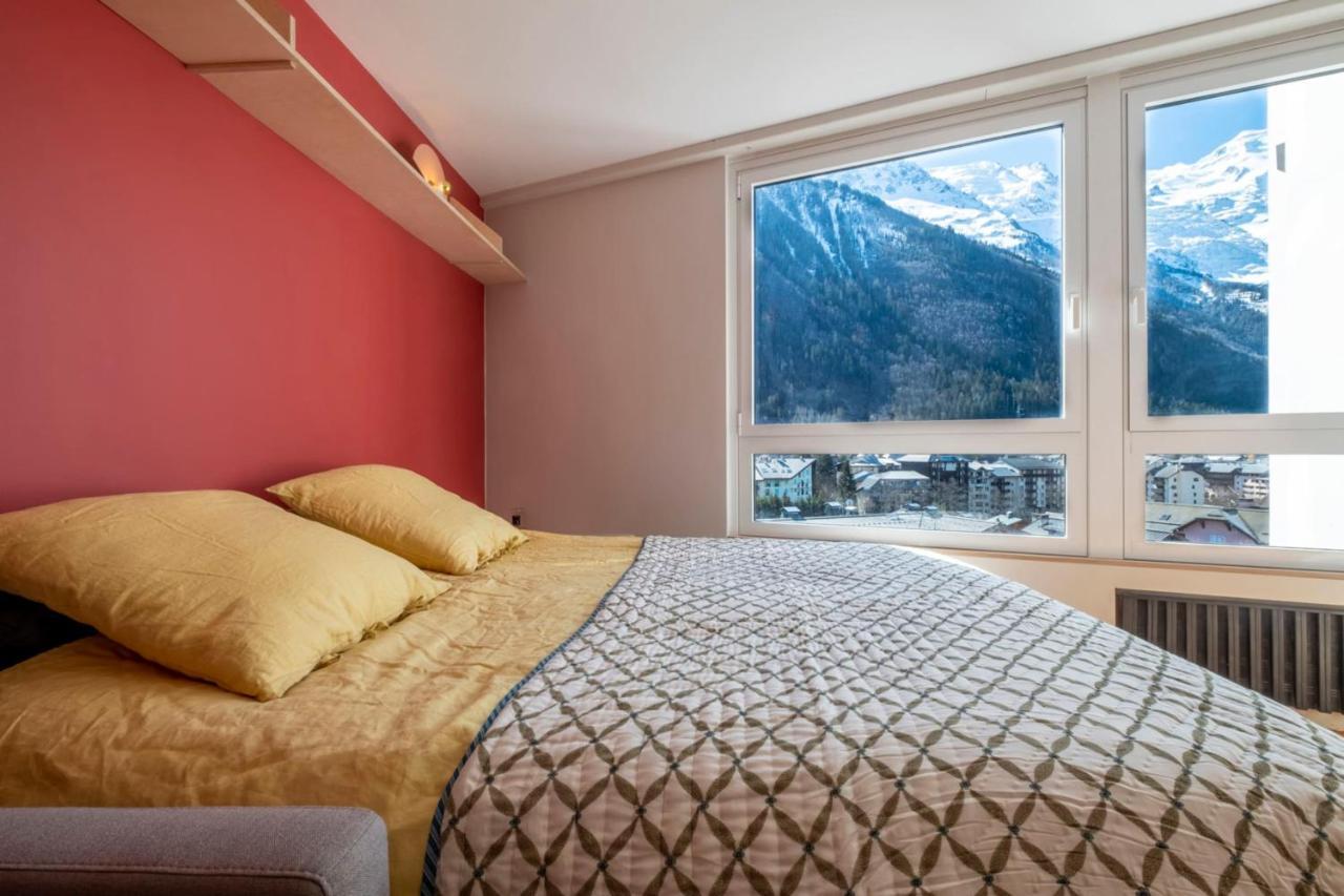 Modern Studio With Mont Blanc View And Pool Chamonix Esterno foto