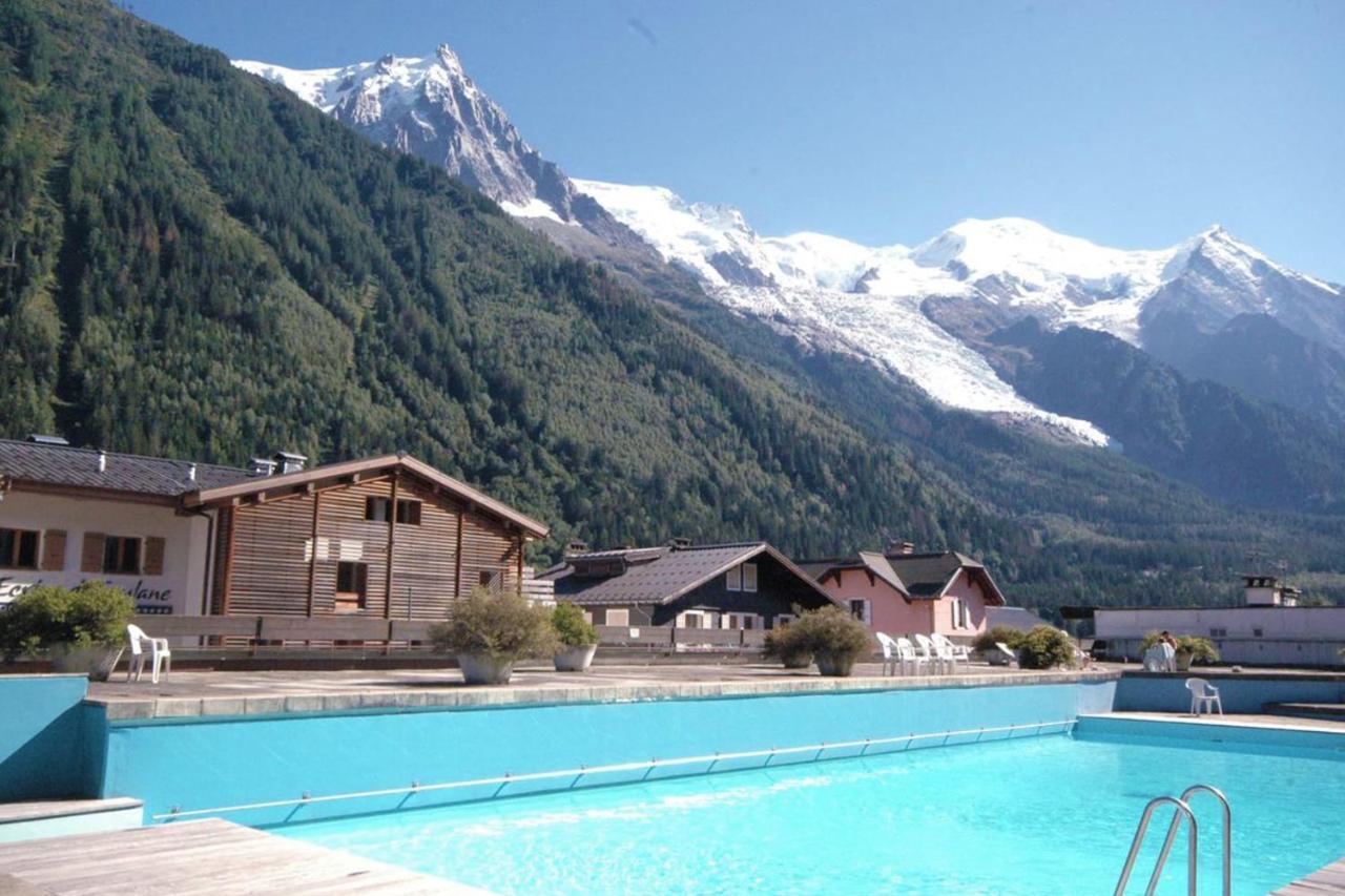 Modern Studio With Mont Blanc View And Pool Chamonix Esterno foto